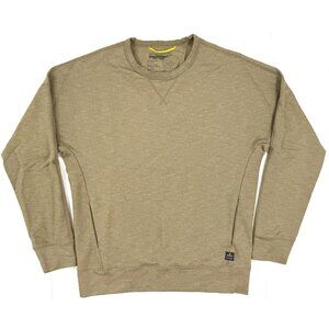 Artilect Systems Mens Sweatshirt Merino Wool Blend Pullover Size Medium Khaki